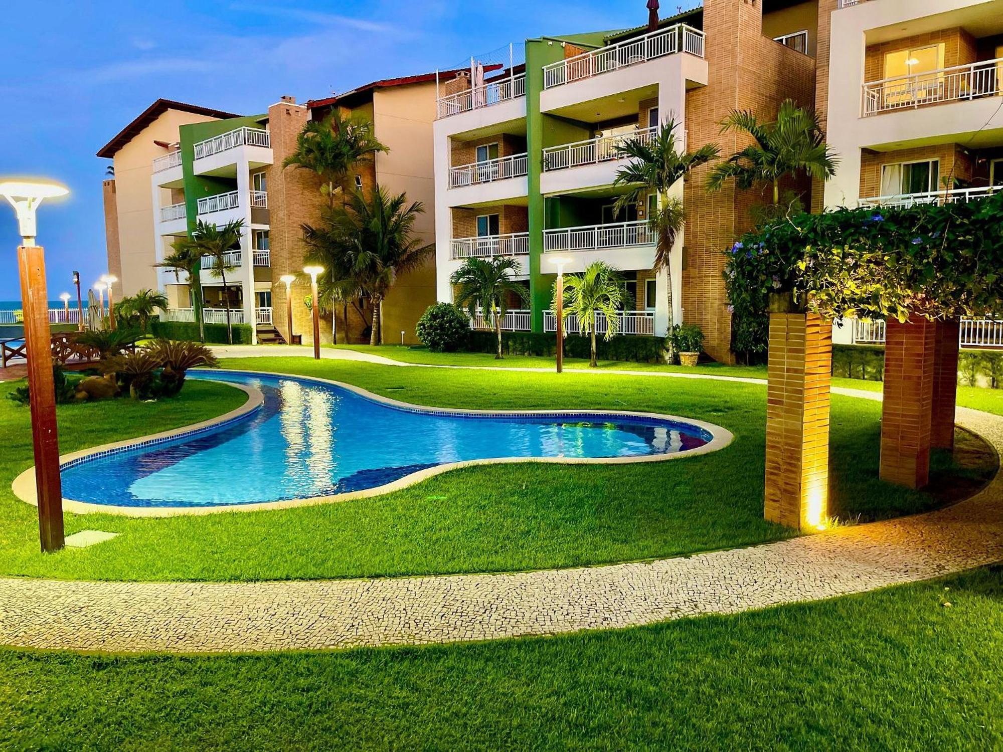 Terramaris - Aptos Vista Mar, Pe Na Areia, Vizinho Ao B Park アキラス エクステリア 写真